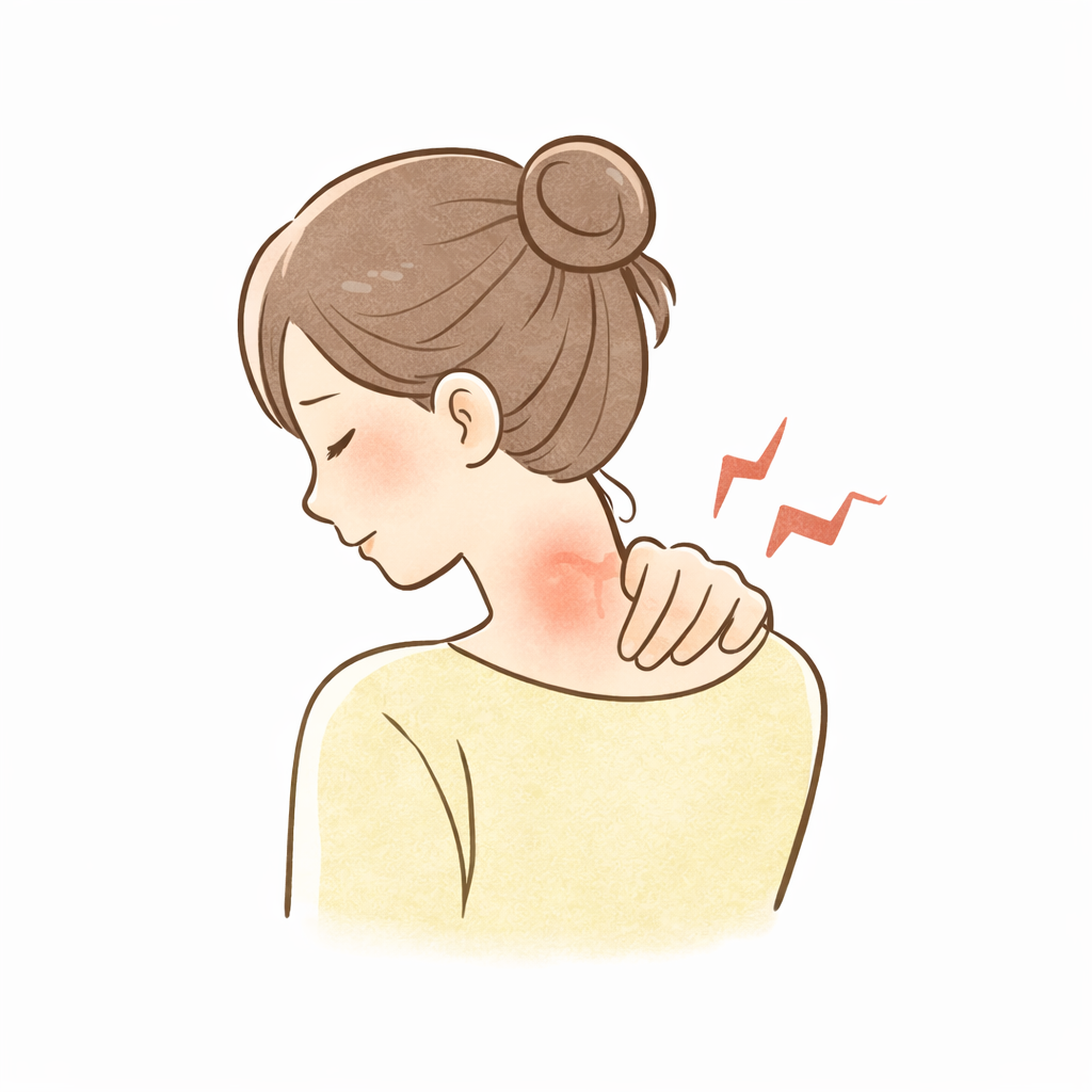 肩こり・首こりの症状イラスト